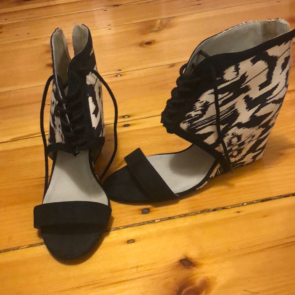 Quipid Lace Up Wedge Sandal